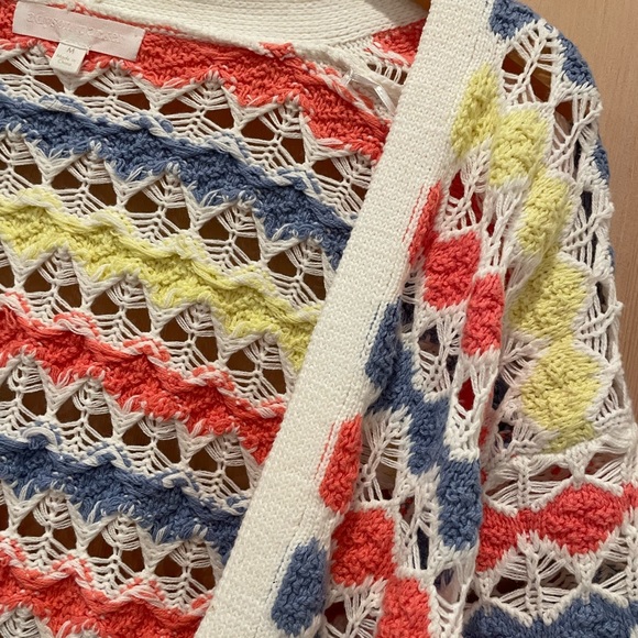 Short sleeve knit cardigan - Picture 2 of 2